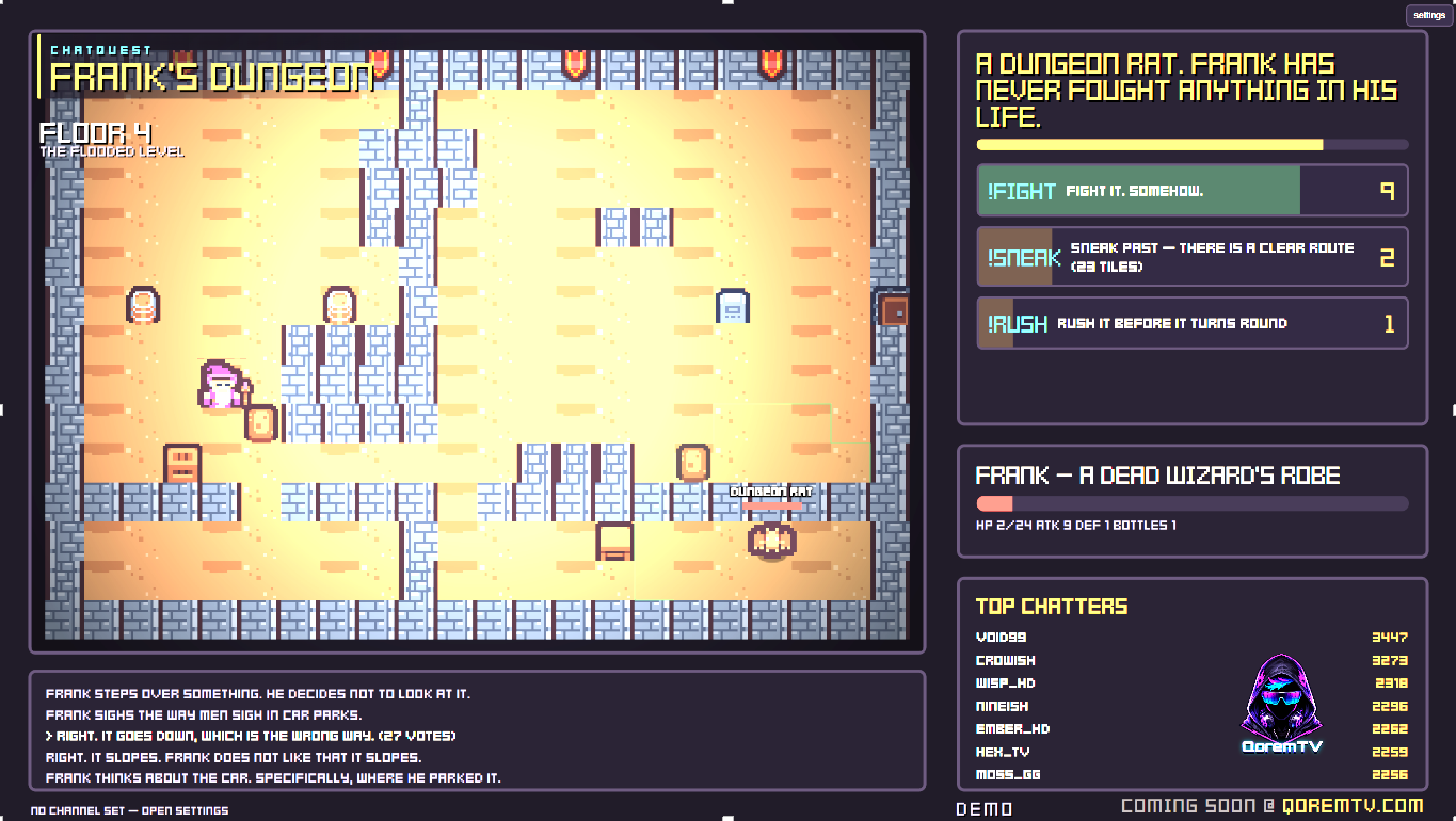 ChatQuest: Frank's Dungeon preview